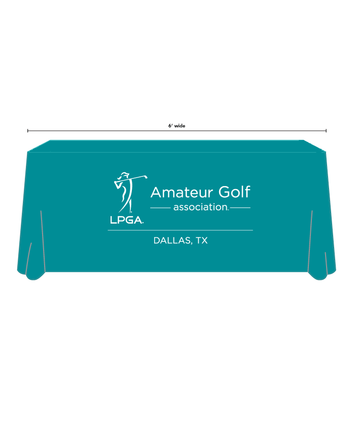LPGA Amateur Golf Association 6 Foot Table Drop