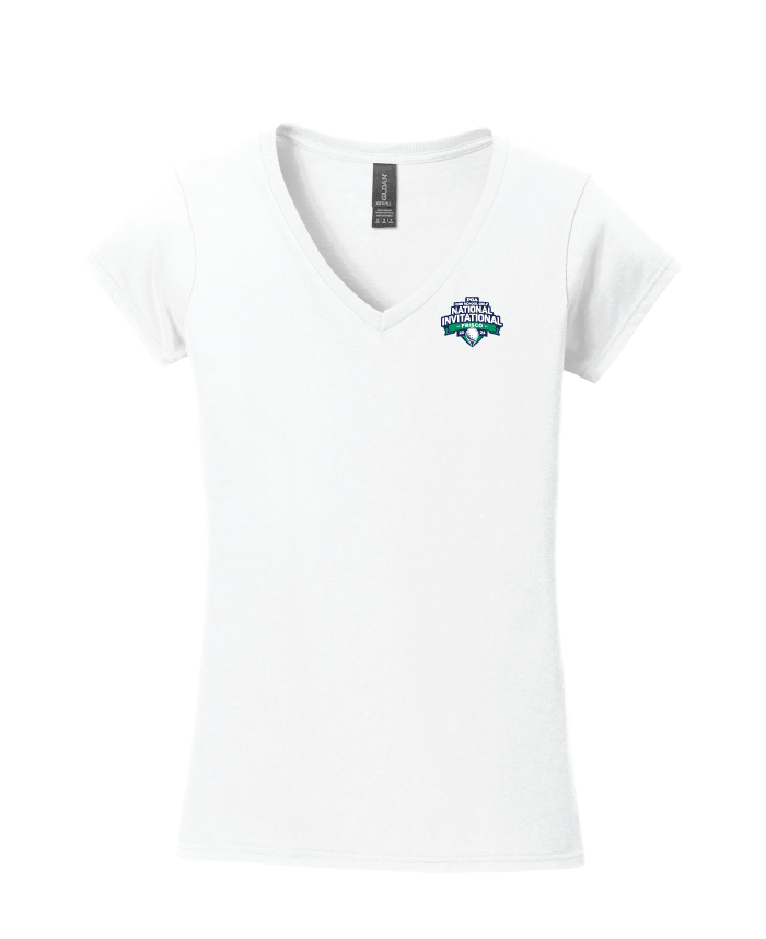 2024 Invitational Ladies V-Neck Fitted Tee