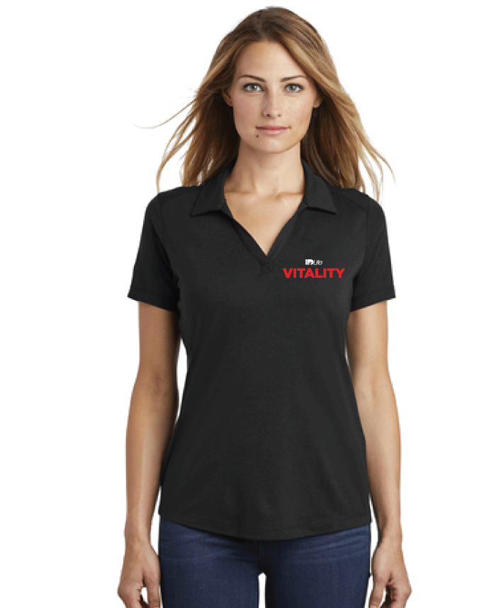 VITALITY Ladies Sport-Tek PosiCharge Tri-Blend Wicking Polo: ID Life Gear