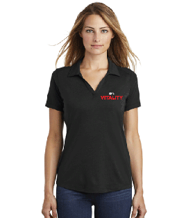 VITALITY Ladies Sport-Tek PosiCharge Tri-Blend Wicking Polo